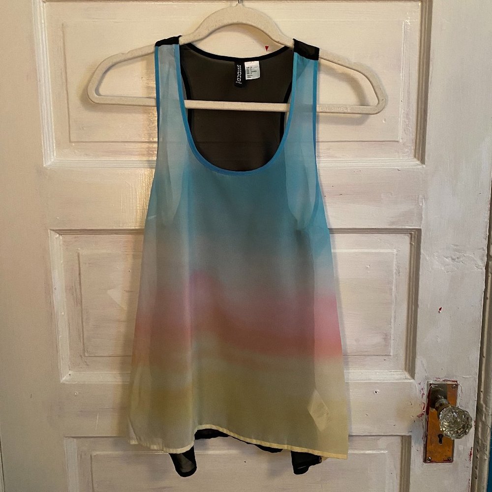 Sheer Sunset Racerback Tank - Picture 1 of 2